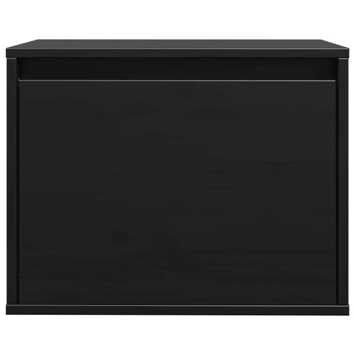 Pensile Nero 45x30x35 cm in Legno Massello di Pino cod mxl 33169