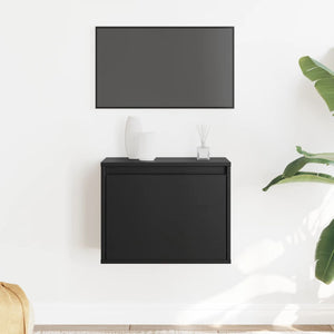 Pensile Nero 45x30x35 cm in Legno Massello di Pino cod mxl 33169