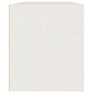 Pensile Bianco 60x30x35 cm in Legno Massello di Pino cod mxl 33377