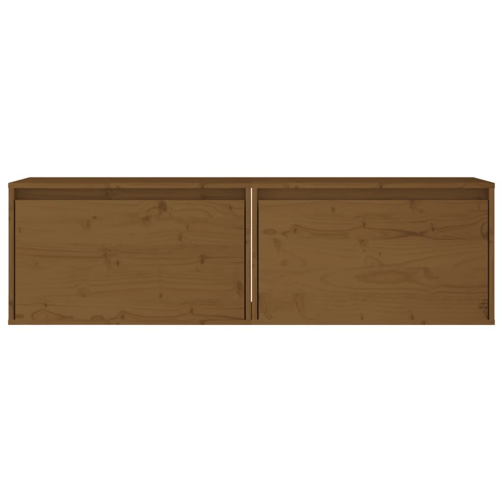 Pensili Miele 2 pz 60x30x35 cm in Legno Massello di Pino cod mxl 33157