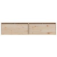 Pensili 2 pz 80x30x35 cm in Legno Massello di Pino 813456