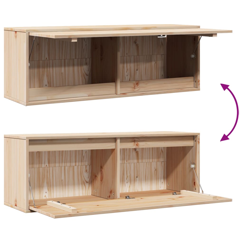 Pensile 100x30x35 cm in Legno Massello di Pino cod mxl 49113