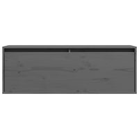 Pensile Grigio 100x30x35 cm in Legno Massello di Pino cod mxl 33055