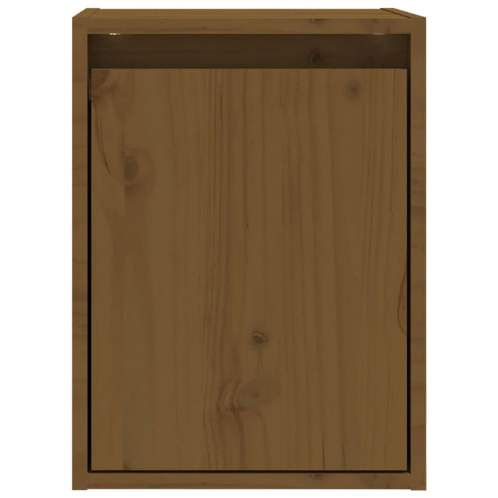Pensile Marrone ambra 30x30x40 cm in Legno Massello di Pino 813481