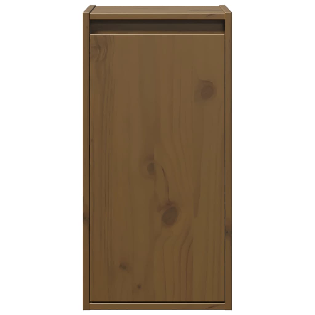 Pensile Marrone ambra 30x30x60 cm in Legno Massello di Pino 813491