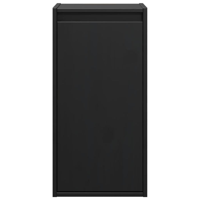 Pensile Nero 30x30x60 cm in Legno Massello di Pino cod mxl 40973