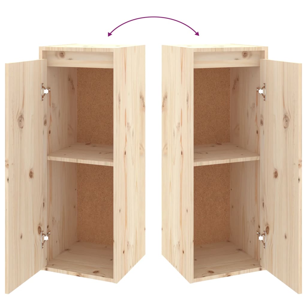 Pensile 30x30x80 cm in Legno Massello di Pino 813495