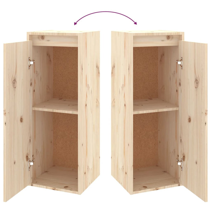 Pensile 30x30x80 cm in Legno Massello di Pino 813495