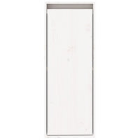 Pensile Bianco 30x30x80 cm in Legno Massello di Pino