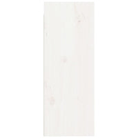 Pensile Bianco 30x30x80 cm in Legno Massello di Pino