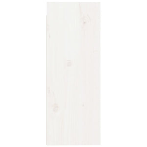 Pensile Bianco 30x30x80 cm in Legno Massello di Pino 813497