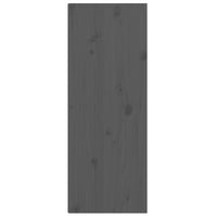 Pensile Grigio 30x30x80 cm in Legno Massello di Pino 813499