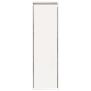 Pensili Bianchi 2 pz 30x30x100 cm in Legno Massello di Pino 813508