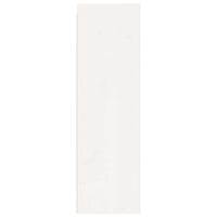 Pensili Bianchi 2 pz 30x30x100 cm in Legno Massello di Pino 813508