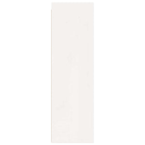 Pensili Bianchi 2 pz 30x30x100 cm in Legno Massello di Pino 813508