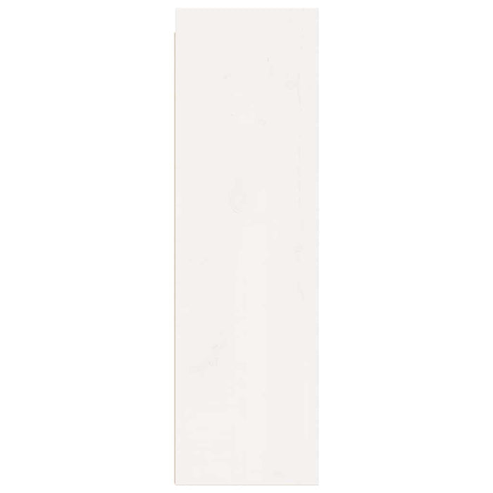 Pensili Bianchi 2 pz 30x30x100 cm in Legno Massello di Pino 813508