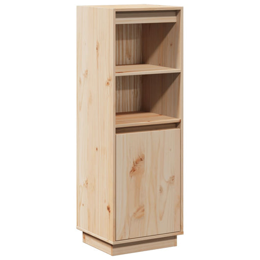 Credenza cassettiera cassettiera mobile contenitore organizer cucina soggiorno soggiorno alta 37 x 34 x 110 cm legno di pino massiccio marrone 02_0032186