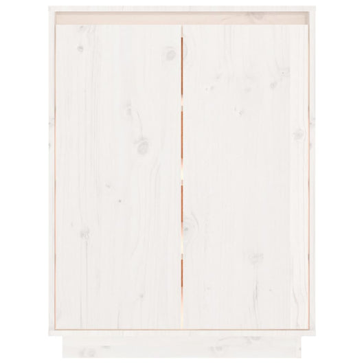 Scarpiera scarpiera mobile portaoggetti ingresso corridoio soggiorno 60 x 35 x 80 cm legno massello di pino bianco 02_0021488