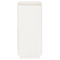 Scarpiera Bianca 35x35x80 cm in Legno Massello di Pino cod mxl 77803