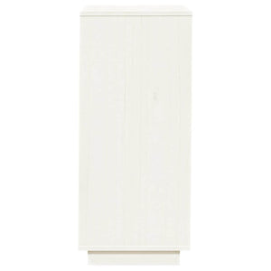 Scarpiera Bianca 35x35x80 cm in Legno Massello di Pino cod mxl 77803