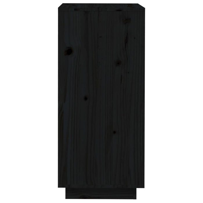 Scarpiera scarpiera mobile portaoggetti ingresso corridoio soggiorno 35 x 35 x 80 cm legno massello di pino nero 02_0021968