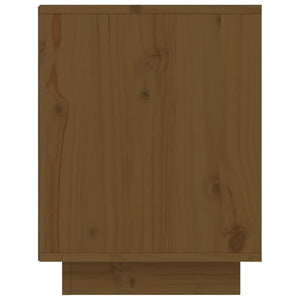 Scarpiera Marrone Miele 60x34x45 cm in Legno Massello di Pino