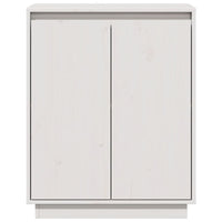 Credenza Bianca 60x34x75 cm in Legno Massello di Pino cod mxl 7643