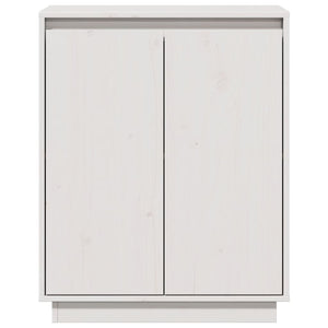 Credenza Bianca 60x34x75 cm in Legno Massello di Pino cod mxl 7643