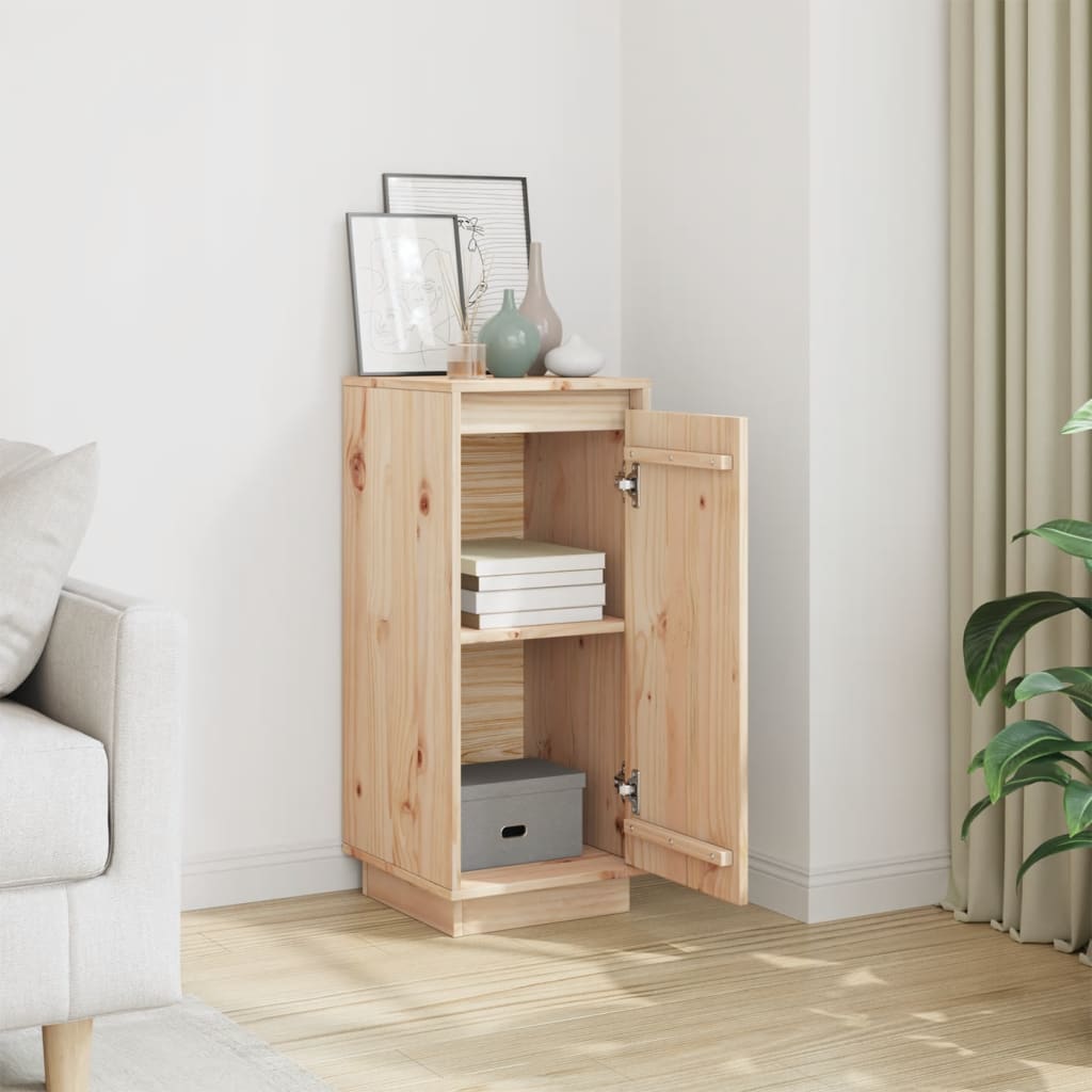 Credenza 31,5x34x75 cm in Legno Massello di Pino 813350