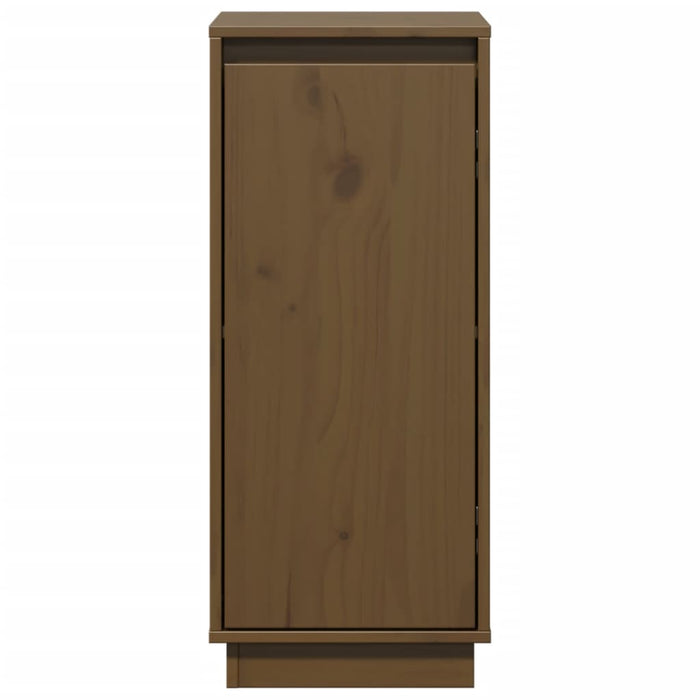 Credenza Marrone Ambra 31,5x34x75 cm in Legno Massello di Pino 813356
