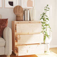 Credenza 60x34x75 cm in Legno Massello di Pino 813360