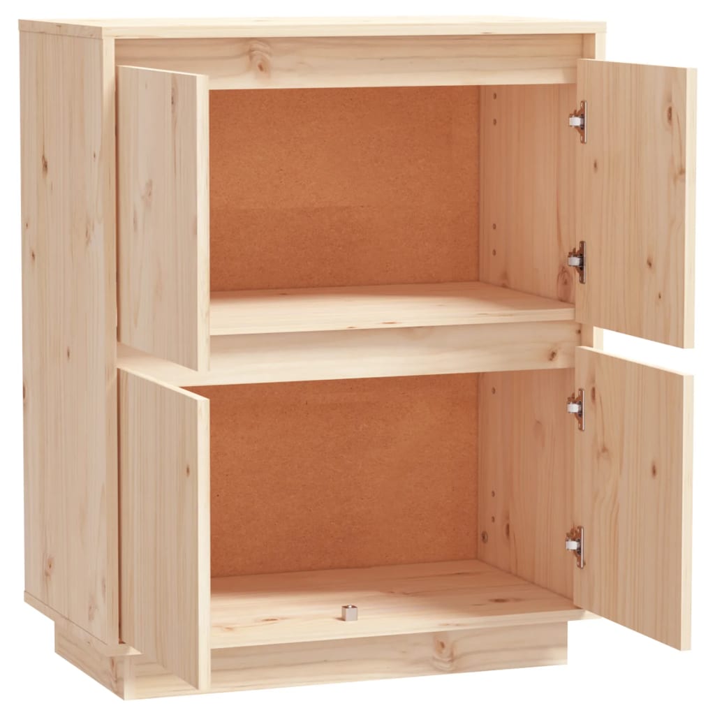 Credenza 60x34x75 cm in Legno Massello di Pino 813375