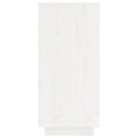 Credenza Bianca 60x34x75 cm in Legno Massello di Pino cod mxl 14798