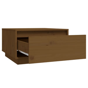 Tavolino da Salotto ambra 55x56x32 cm in Legno Massello di Pino 813408
