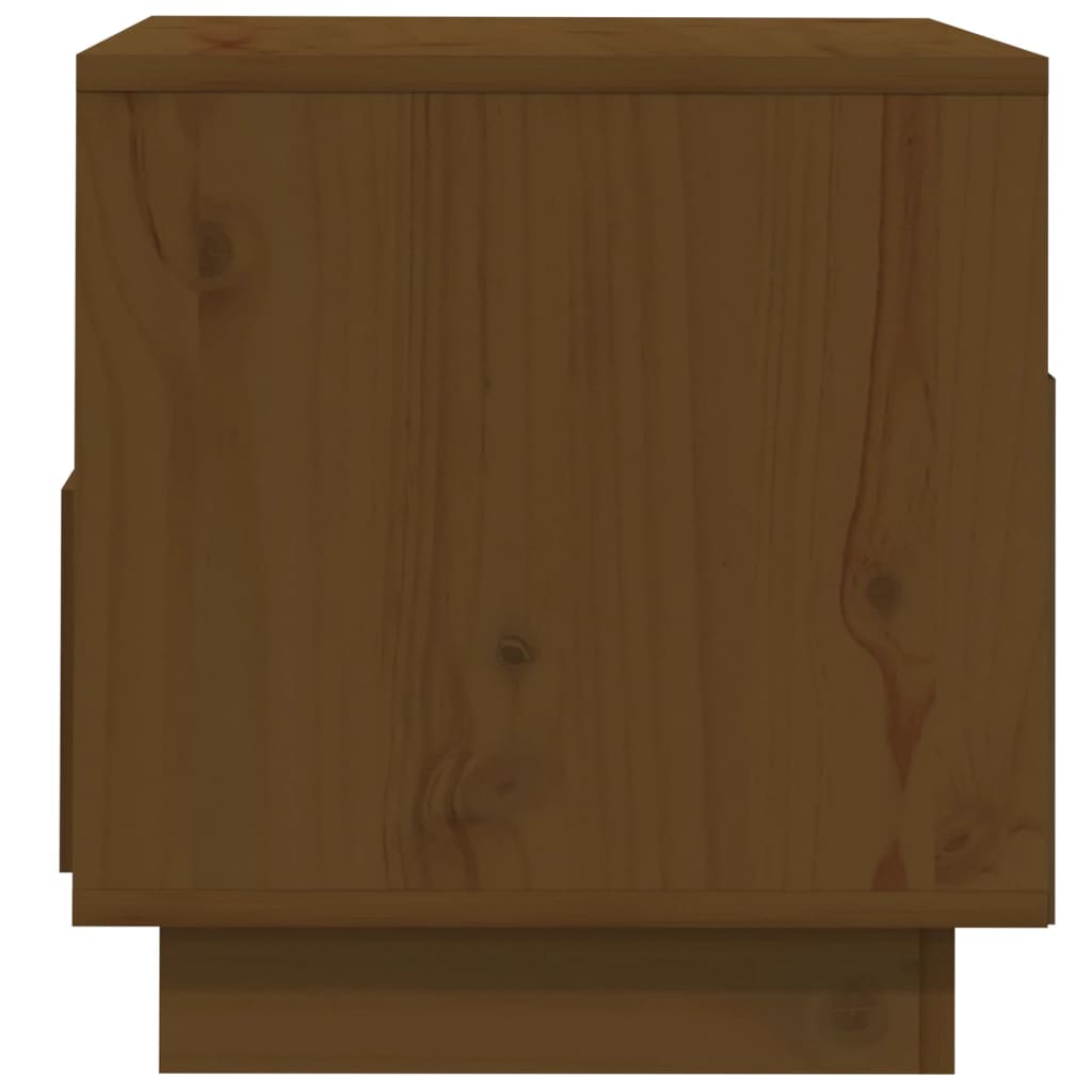 Mobile Porta TV-Mobile per TV-Credenza TV Ambra 60x35x37 cm in Legno Massello di Pino