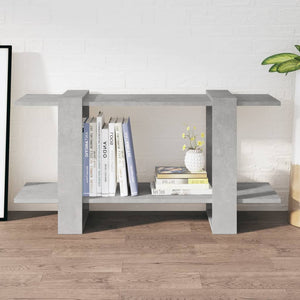 Libreria Grigio Cemento 100x30x51 cm in Legno Multistrato 811560