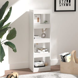Libreria/Divisorio Bianco Lucido 40x30x135 cm 811625