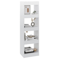 Libreria/Divisorio Bianco Lucido 40x30x135 cm 811625