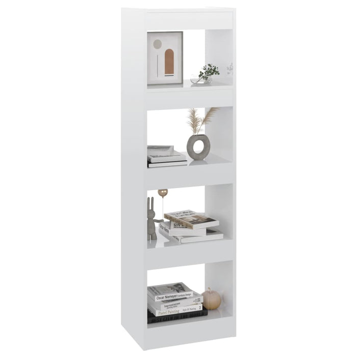 Libreria/Divisorio Bianco Lucido 40x30x135 cm 811625