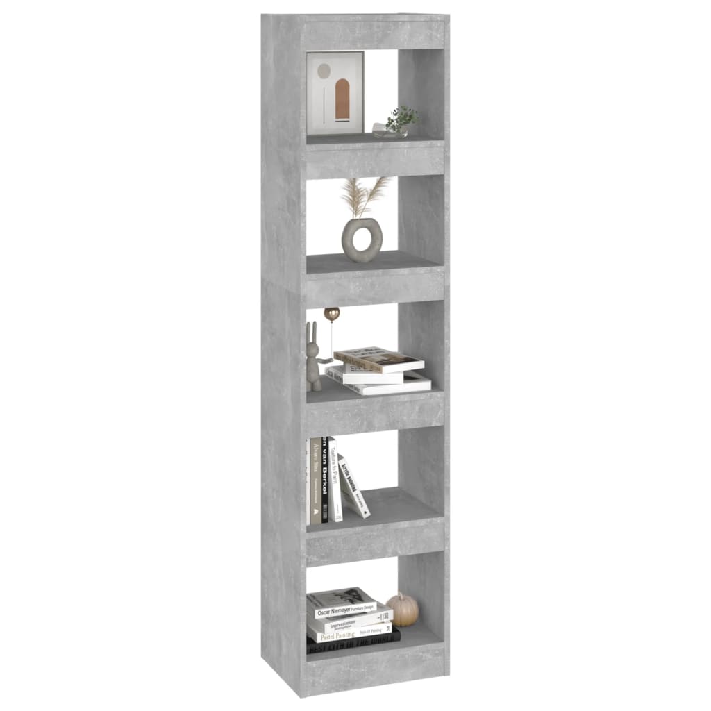 Libreria/Divisorio Grigio Cemento 40x30x166 cm cod mxl 9869
