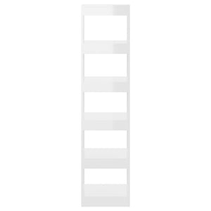 Libreria/Divisorio Bianco Lucido 40x30x166 cm cod mxl 33782