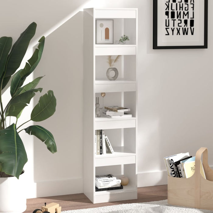 Libreria/Divisorio Bianco Lucido 40x30x166 cm cod mxl 33782