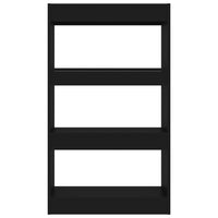 Libreria/Divisorio Nero 60x30x103 cm in Truciolato 811656