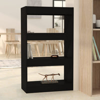 Libreria/Divisorio Nero 60x30x103 cm in Truciolato 811656