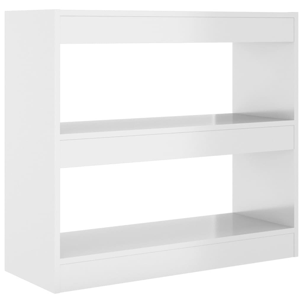 Libreria/Divisorio Bianco Lucido 80x30x72 cm 811697