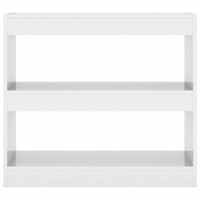 Libreria/Divisorio Bianco Lucido 80x30x72 cm 811697