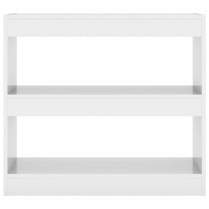 Libreria/Divisorio Bianco Lucido 80x30x72 cm 811697