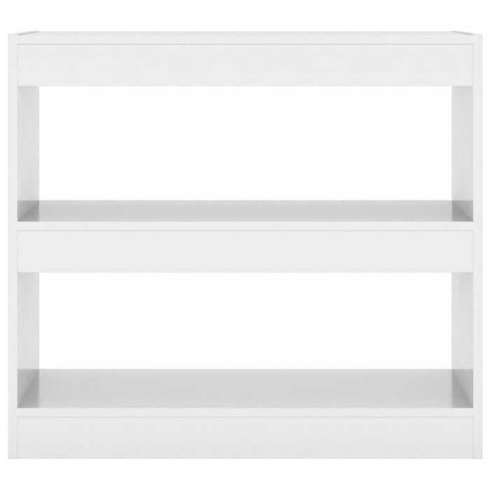 Libreria/Divisorio Bianco Lucido 80x30x72 cm 811697