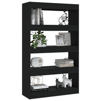 Libreria/Divisorio Nero 80x30x135 cm in Truciolato 811710