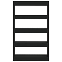 Libreria/Divisorio Nero 80x30x135 cm in Truciolato 811710